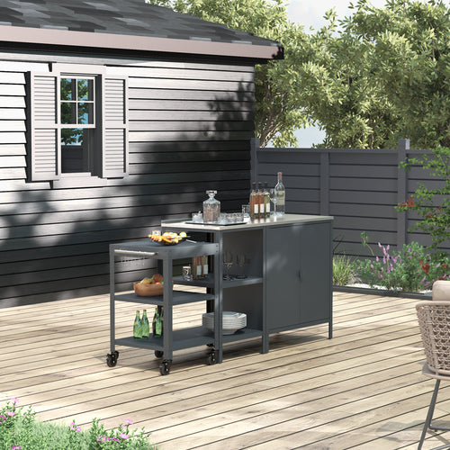 Conjunto de armario exterior Bolognano - [casa.pro]