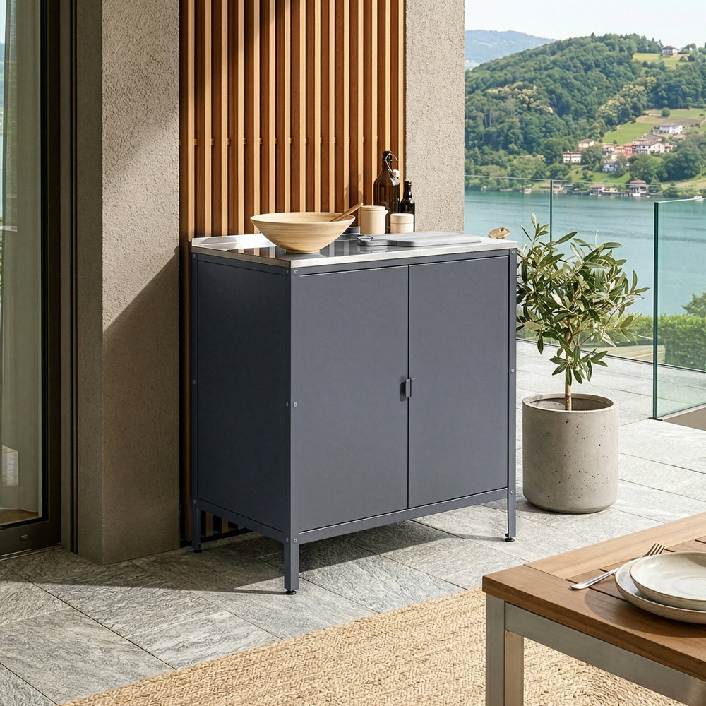 Armario Exterior Bolognano 92x80x50 cm - [casa.pro]