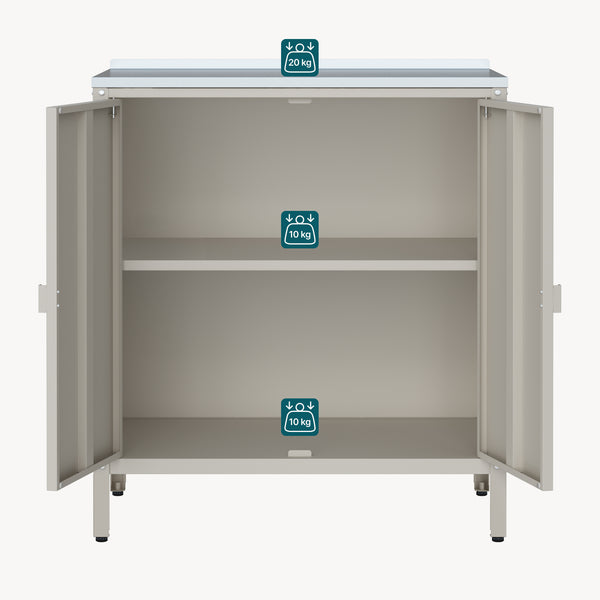 Armario Exterior Bolognano 92x80x50 cm - [casa.pro]
