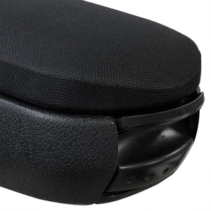 Reposabrazos central Škoda Octavia 1U año 97-04 Apoyabrazos con compartimento de almacenamiento acolchado textil negro [pro.tec]
