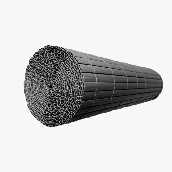 Cañizo PVC Cefalu ocultación doble cara Antracita [casa.pro]
