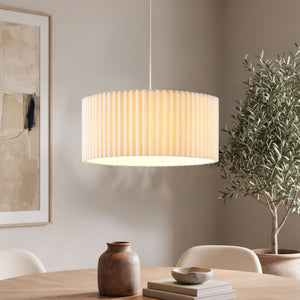 Lámpara colgante Kupimi Ø45 cm Beige [lux.pro]
