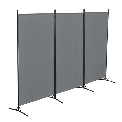 Separador de ambientes Teruel 3 piezas 260x176 cm varios colores en.casa - premiumXL