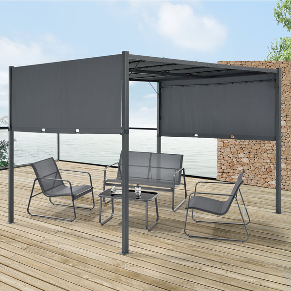 Pergola Fortaleza en varios colores y tamaños [en.casa]