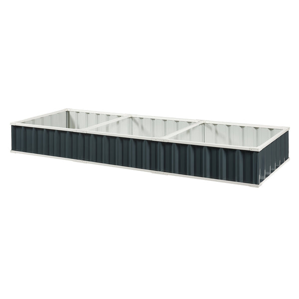 Huerto elevado Albrandswaard 258x90x30 cm Antracita [en.casa]