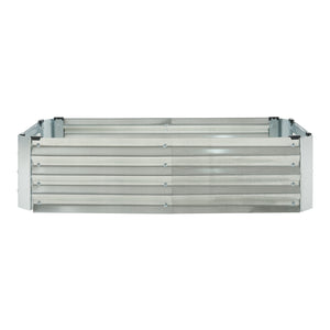 Parterre de plantas Celano acero plata [en.casa]