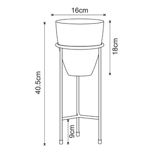 Soporte para flores Asten 40,5x16 cm [en.casa]