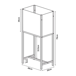 Soporte para plantas Porsgrunn metal [en.casa]