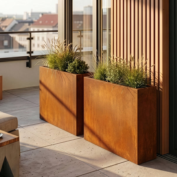 Jardinera Vaargel acero - [casa.pro]