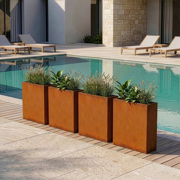 Jardinera Vaargel acero - [casa.pro]