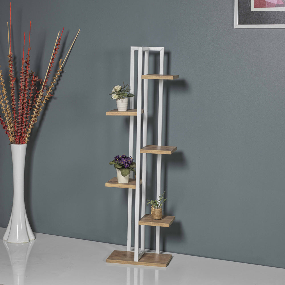 Estantería para plantas Tohmajärvi metal 120x34x21cm en varios colores [en.casa] - premiumXL