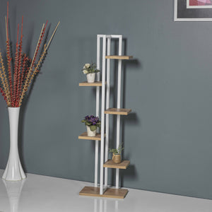 Estantería para plantas Tohmajärvi metal 120x34x21cm en varios colores [en.casa] - premiumXL