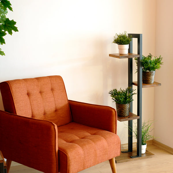 Estantería para plantas Lemvig 120,5 x 44 x 22 cm en varios colores [en.casa]