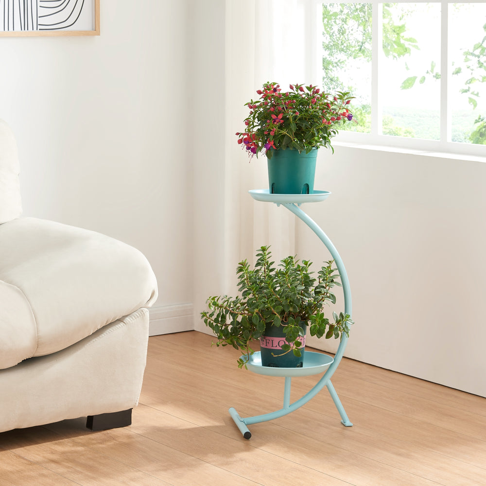 Soporte para plantas Aalten 61,5x30x25cm metal [en.casa] - premiumXL