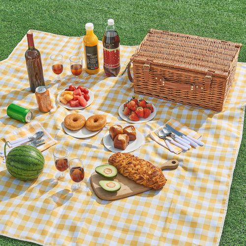 Cesta de picnic Brindisi para 4 personas set completo [casa.pro] - premiumXL