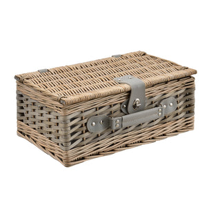 Cesta de picnic con juego de cubiertos para 2/4 personas en varios colores casa.pro