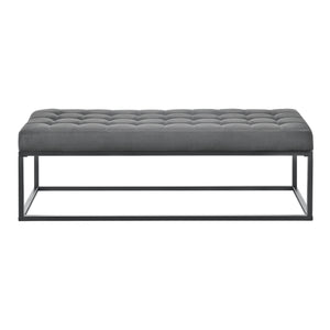 Banco tapizado Salta metal 120x40x38 cm en varios colores [pro.tec]