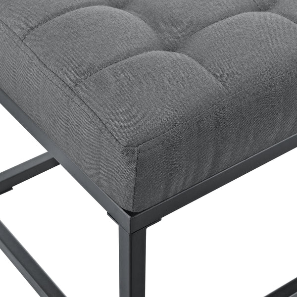 Banco tapizado Salta metal 120x40x38 cm en varios colores [pro.tec]