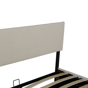 Cama tapizada Juva con colchón y canapé Corium