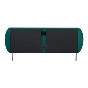 Cama tapizada Porvoo con colchón [en.casa]