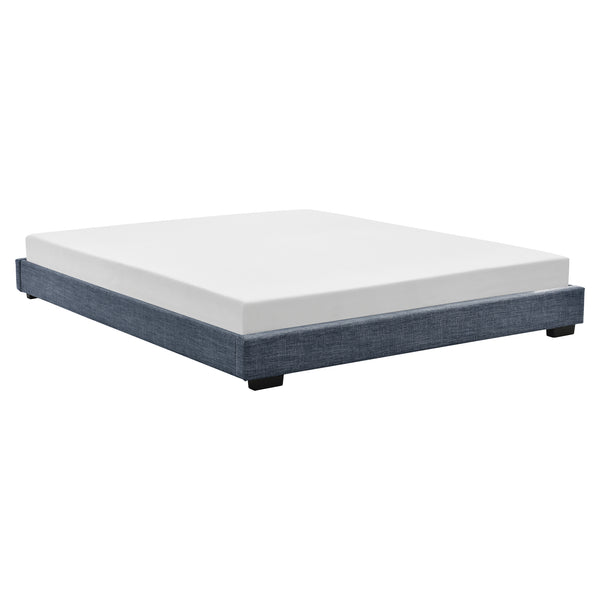 Cama tapizada Solingen de cuero sintético con colchón de espuma fría 90x200 cm Corium