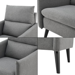 Sillón tapizado Eitting en varios colores [en.casa]