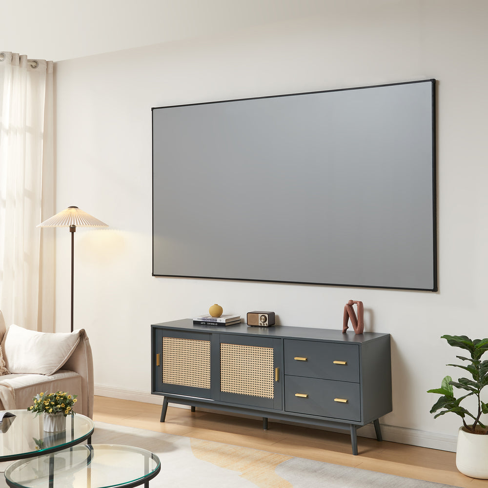 Pantalla de proyección Väkhoga 16:9 para colgar en la pared [en.casa]