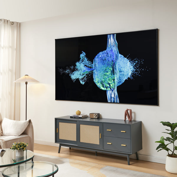 Pantalla de proyección Väkhoga 16:9 para colgar en la pared [en.casa]