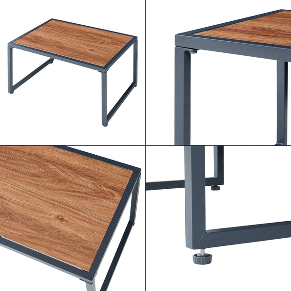 Conjunto de muebles de jardín Karg mesa y sofá modular [casa.pro]