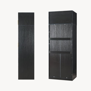 Armario Larundi 216x80x52 cm con 4 puertas [en.casa]