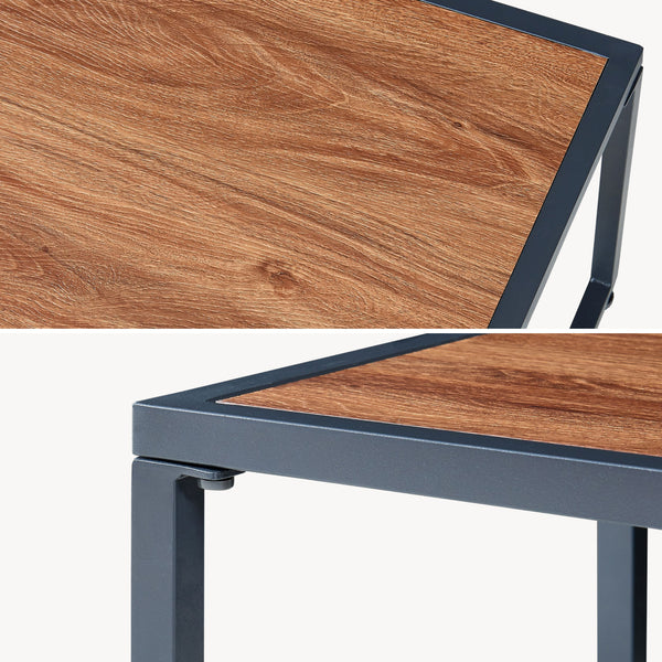 Conjunto de muebles de jardín Karg mesa y sofá modular [casa.pro]
