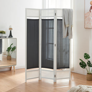 Separador de ambientes Dorotea Blanco/Gris oscuro [en.casa]