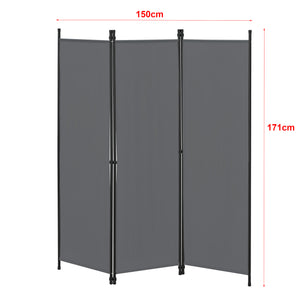 Separador de ambientes Huesca de 3 piezas 150x171 cm varios colores en.casa
