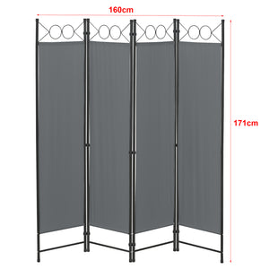 Separador de ambientes Saragossa de 4 piezas 160x171 cm varios colores en.casa