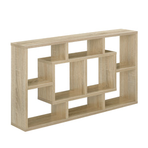 Estante de pared Saputit 85 x 47,5 x 16 cm estante colgante en aspecto roble en.casa - premiumXL