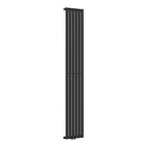 Radiador de tubo de diseño Nore Negro 180x36cm Monocapa 707W [neu.haus]