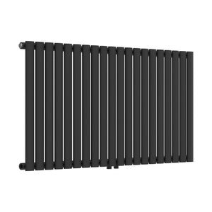 Radiador de tubo de diseño Nore Negro 60x120cm de una capa 857W [neu.haus]