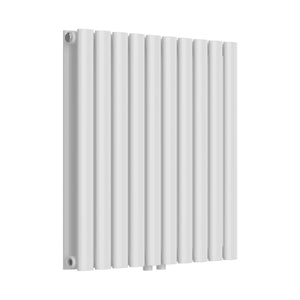 Radiador de tubo de diseño Nore Blanco 60x60cm Doble capa 800W [neu.haus]