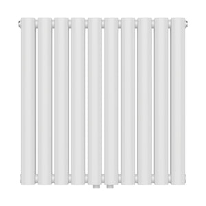 Radiador de tubo de diseño Nore Blanco 60x60cm Doble capa 800W [neu.haus]