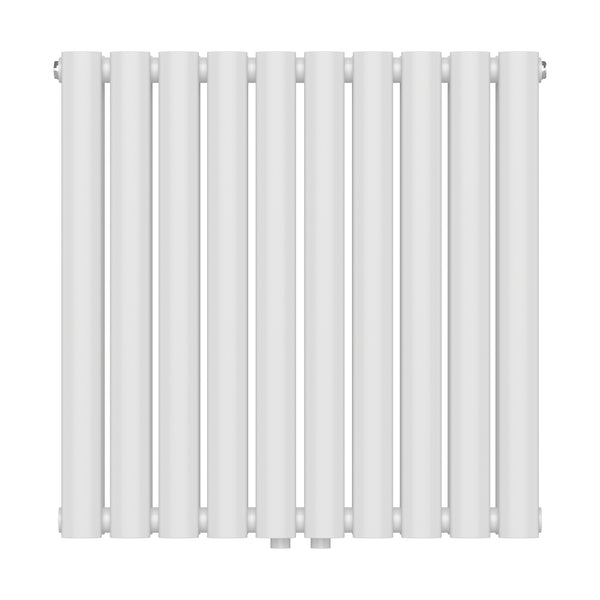 Radiador de tubo de diseño Nore Blanco 60x60cm Doble capa 800W [neu.haus]