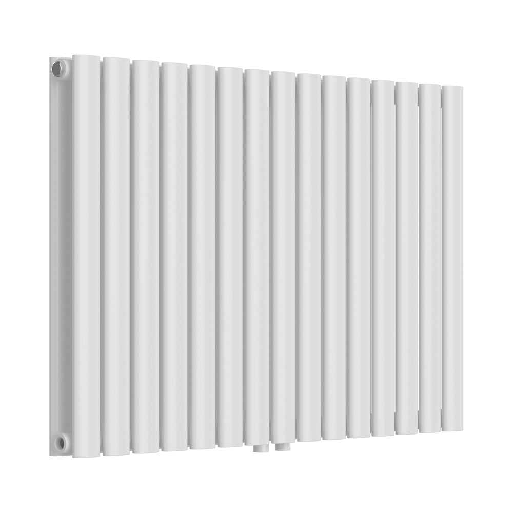 Radiador de tubo de diseño Nore Blanco 60x90cm Doble capa 1180W [neu.haus]