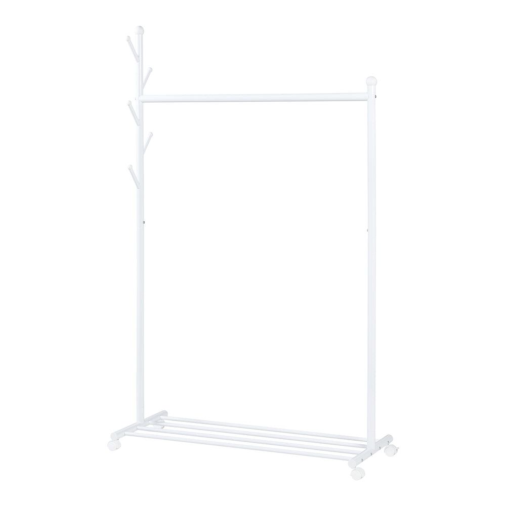 Perchero con ruedas Snåsa 170x105x43 cm [en.casa]