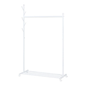Perchero con ruedas Snåsa 170x105x43 cm [en.casa]