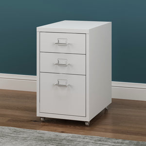 Contenedor con ruedas Kökar con 3 cajones [en.casa] - premiumXL