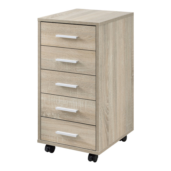 Contenedor rodante Estocolmo 63x33x38 cm con 5 cajones en varios colores en.casa