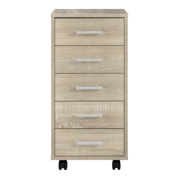 Contenedor rodante Estocolmo 63x33x38 cm con 5 cajones en varios colores en.casa