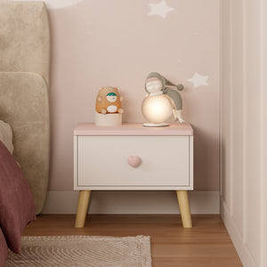 Mesita de noche para niños Sandnes 31x38x30 cm [en.casa]