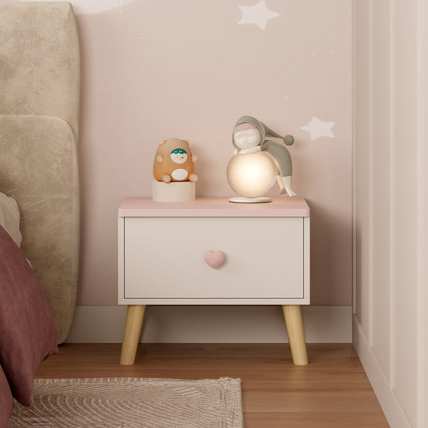 Mesita de noche para niños Sandnes 31x38x30 cm [en.casa]