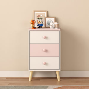 Cómoda infantil Sandnes con 3 cajones [en.casa]