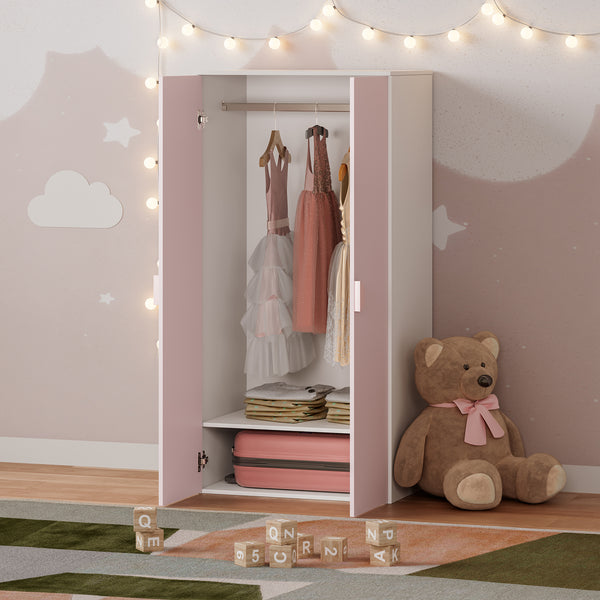 Armario para ropa infantil Sandnes 123x60x40 cm [en.casa]